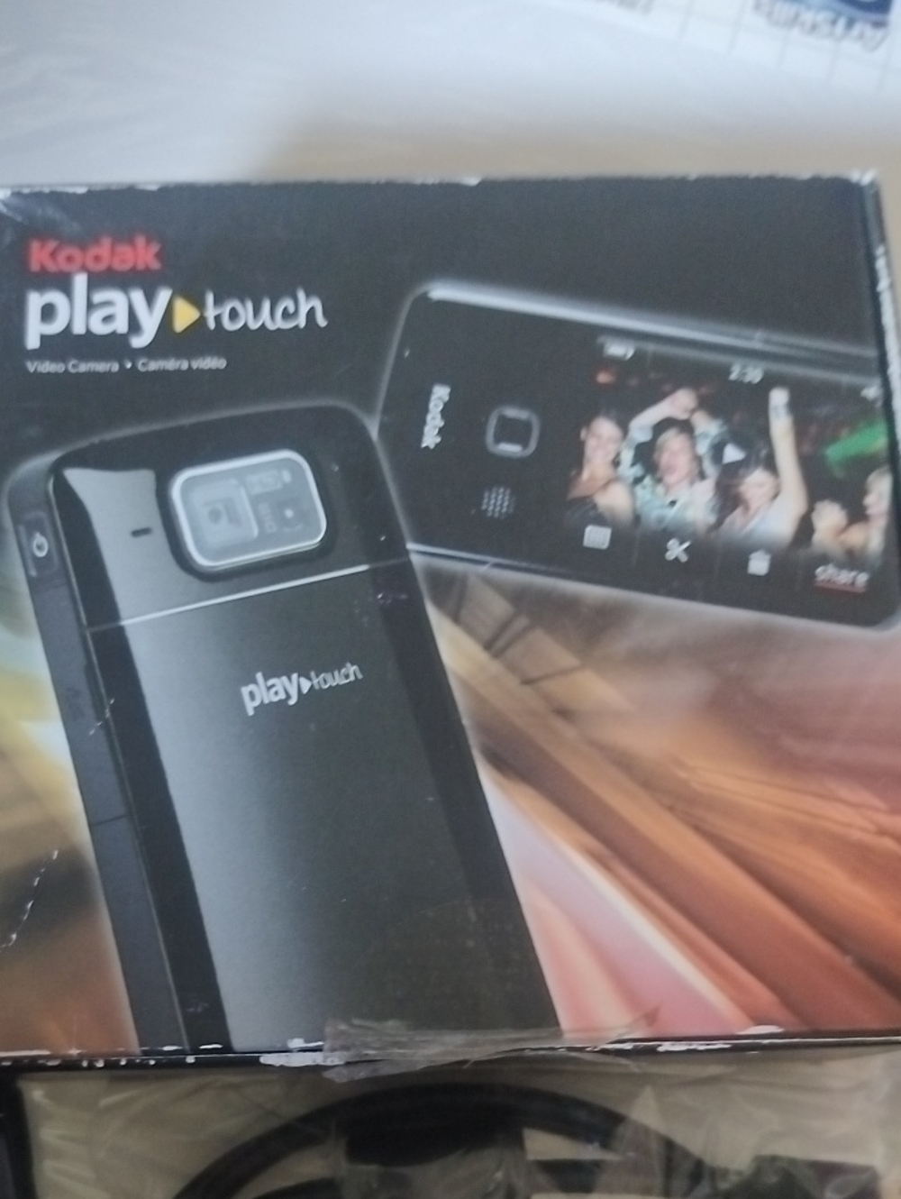 Kodak PlayTouch Portable Video Camera - Black and Silver Accents